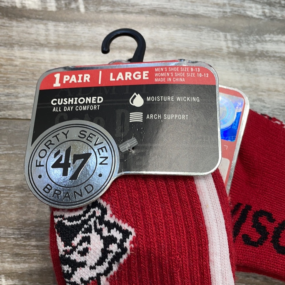 Wisconsin Socks - Picture 2 of 6